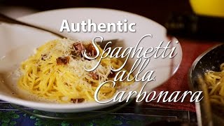 Spaghetti alla Carbonara  Most authentic Italian recipe How to make the real Carbonara [upl. by Albina]