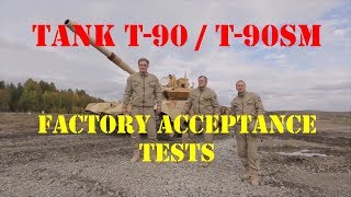 TANK T90SK and T90MS ACCEPTANCE TESTS HD1080p [upl. by Yralam]