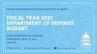 Fiscal Year 2022 Department of Defense Budget EventID112682 [upl. by Aguie]