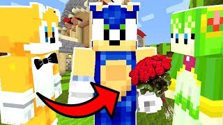 Minecraft Sonic The Hedgehog  Tails Gets Married To His Girlfriend 47 [upl. by Cletus673]