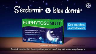 Euphytose Nuit quotsendormir amp bien dormirquot Pub 13s [upl. by Asemaj]