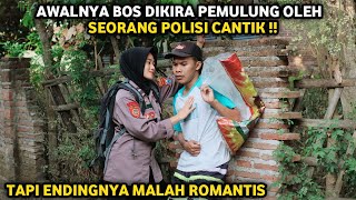 BOS DIKIRA PEMULUNG OLEH SEORANG POLISI CANTIK  TAPI ENDINGNYA MALAH JADI ROMANTIS [upl. by Ellehcor]