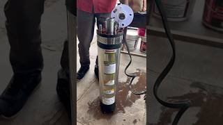 75HP submersible pump set for agriculture use submersiblepump agruculture ytshorts [upl. by Essiralc]