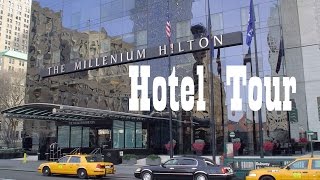 Hotel Tour The Millenium Hilton New York City NY [upl. by Kevon742]