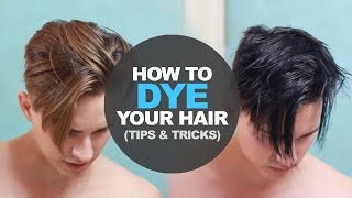 How to Dye Mens Hair at home  DIY  Mens Hairstyle tutorial [upl. by Fi]