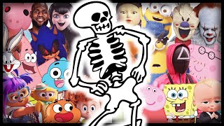 Spooky Scary Skeletons Song Movies Games and Series COVER Special Halloween [upl. by Farrah]