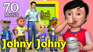 Johny Johny Yes Papa  CoComelon  Kids Learn  Nursery Rhymes  Sing Along [upl. by Peery145]