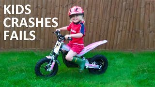 Kids fails on motorcycles 2018 [upl. by Aelyk]