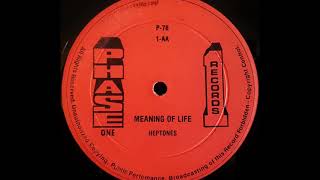 THE HEPTONES  Meaning Of Life discomix 1977 [upl. by Apollus861]