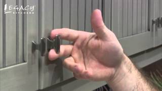 Cabinet Door Hinge Adjustment InAndOut [upl. by Anaujnas]