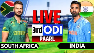 India vs South Africa 3rd ODI  Live Score amp Commentary  India vs South Africa Live IND vs SA Live [upl. by Joshuah]