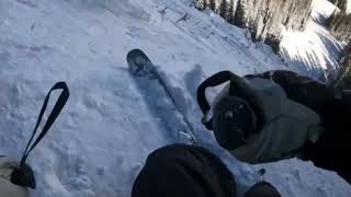 Skiing RAMBO The STEEPEST Clear Cut Run in North America [upl. by Jallier]