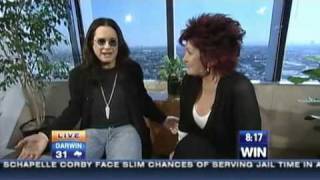 Ozzy Osborne swears on morning TVavi [upl. by Ruphina]