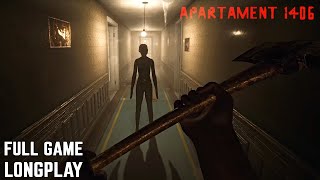 Apartament 1406 Horror  Full Game Longplay Walkthrough  Intense Indie Horror Game [upl. by Viehmann]