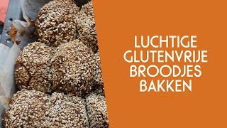 Luchtige glutenvrije broodjes bakken [upl. by Aisac592]