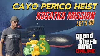 🔴 LIVE  Cayo Perico Kosatka Mission Walkthrough  Karir Gaming [upl. by Storz257]