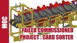 Lego Fail Project  Sorting Card Machine [upl. by Manheim]