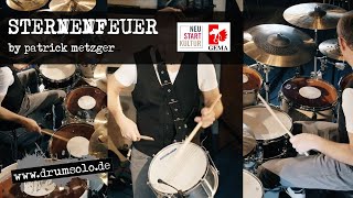 Patrick Metzger feat Beatrice Egli amp Band  Sternenfeuer  DrumVideo [upl. by Harrak355]