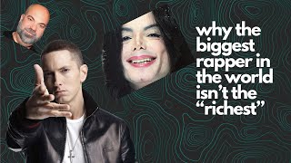 Why the Biggest Rapper in the World Isn’t the “Richest”  Eminems Net Worth Explained [upl. by Narag]