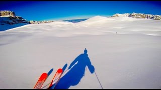 Freeride Skiarea Campiglio Dolomiti di Brenta Folgarida Val di Sole Trentino Italy [upl. by Ardnosac]