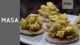 MANGO amp AVOCADO SALSA with MASA Ghana Street Food ✔️ Ndudu by Fafa [upl. by Dyrraj]