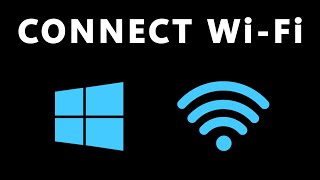 How to Connect to WIFI on Windows 10 [upl. by Barcus]