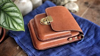 How to Make a BEAUTIFUL Wet Molded Leather Bag [upl. by Lena]