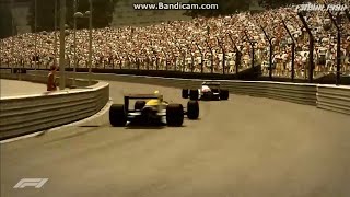 Recreating F1 game  Senna Vs Mansell Monaco 1992 [upl. by Madian644]