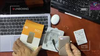 WD My Passport SSD Gold Unboxing [upl. by Urion]