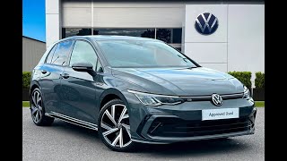 Approved Used Volkswagen Golf 8 RLine 15TSI 130 in Dolphin Grey  KtT21VUN  Wrexham Volkswagen [upl. by Berey]