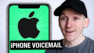 How to Set a Custom Voicemail Message on iPhone [upl. by Schiro311]