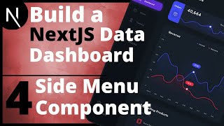 Build a React Data Dashboard App  NextJS TypeScript MUI  4Admin Side Menu Component [upl. by Gerita]