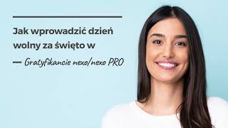 Jak wprowadzić dzień wolny za święto w Gratyfikancie nexonexo PRO [upl. by Amehsat]