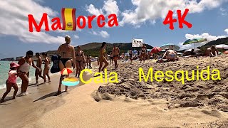 🏖️Cala Mesquida Mallorca 2023 August 📷4K60 [upl. by Yenwat]