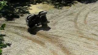 ATV QUAD FAIL YAMAHA GRIZZLY CRASH ROLL FUNNY [upl. by Thurlough]