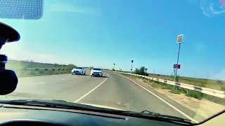 Driving in Russian  Astrakhan were leaving the city travel music automobile [upl. by Nohsal960]