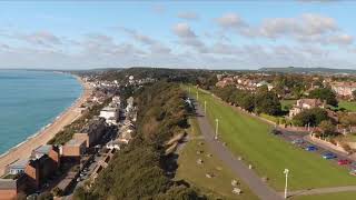 Aerial view of Earlscliffe in Folkestone [upl. by Matuag812]