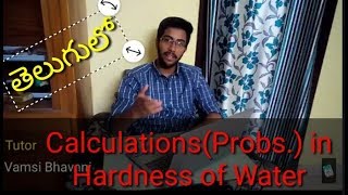 Calculation of hardness of water EDTA titration method in Telugu Engineering Chemistry [upl. by Dauf821]