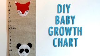 DIY Baby Growth Chart [upl. by Poucher]