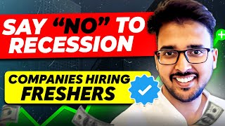 2024 Job Openings List for Freshers🔥 Crack Placement in Layoffs and Recession with Confidence jobs [upl. by Zack806]