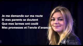 Louane  Je vole Michel Sardou  Lyric [upl. by Eema12]