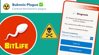 HOW TO CONTRACT THE BUBONIC PLAGUE IN BITLIFE [upl. by Pierpont]