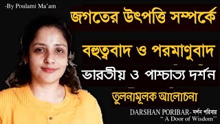 Pluralism  Atomism  পরমাণুবাদ  Indian Philosophy  Western Philosophy  darshanporibar [upl. by Alejoa]