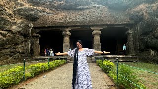 Elephanta caves Mumbai picnic trimurti lordshivastatus caves familyvlog [upl. by Spatz]