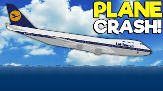 747 PLANE CRASHES INTO THE OCEAN  Sinking Simulator 2 Gameplay [upl. by Isabeau]