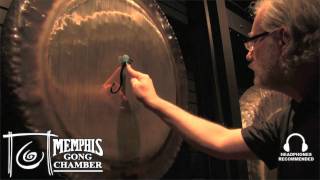 38quot Paiste Sedna Gong  Played by Michael Bettine at Memphis Gong Chamber [upl. by Eetsim]