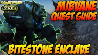 Bitestone Enclave  WoW Legion Quest Guide [upl. by Anwahsal59]