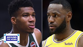 Lakers or Bucks Which team is more impressive  Around the Horn [upl. by Terrell]