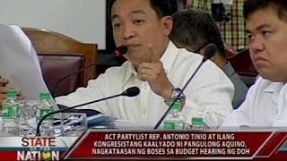 Tensyon sa hearing ng DOH budget pinawi ng pagsasayaw ni Dr Eric Tayag [upl. by Adnik]