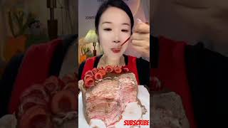 Mukbang Chinese cake asmrCake eating show [upl. by Galvan456]